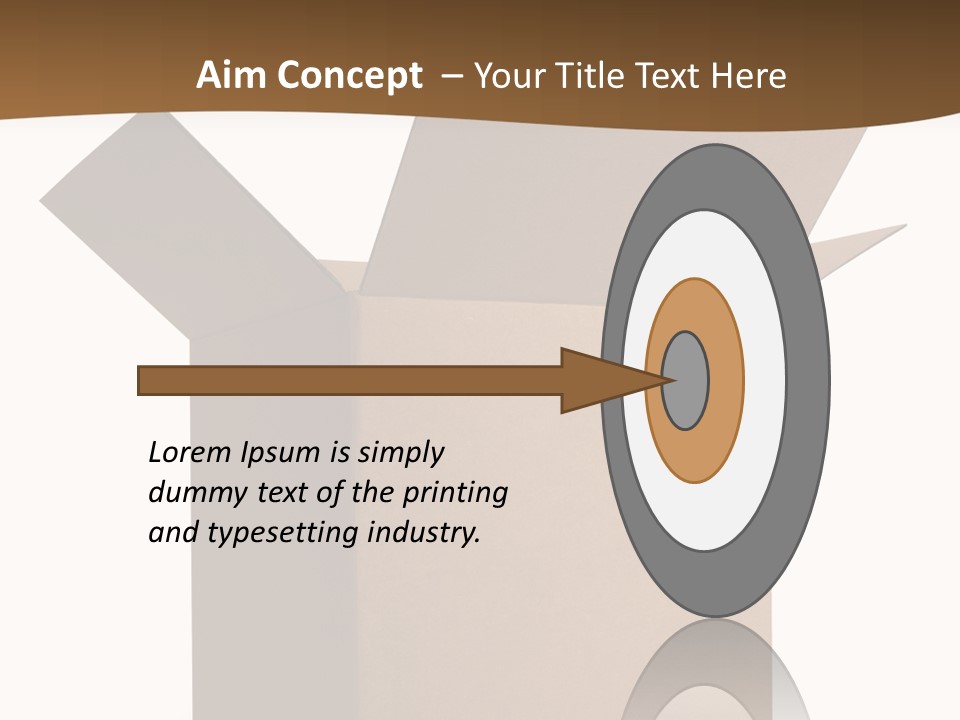 Shipping Post Storage PowerPoint Template