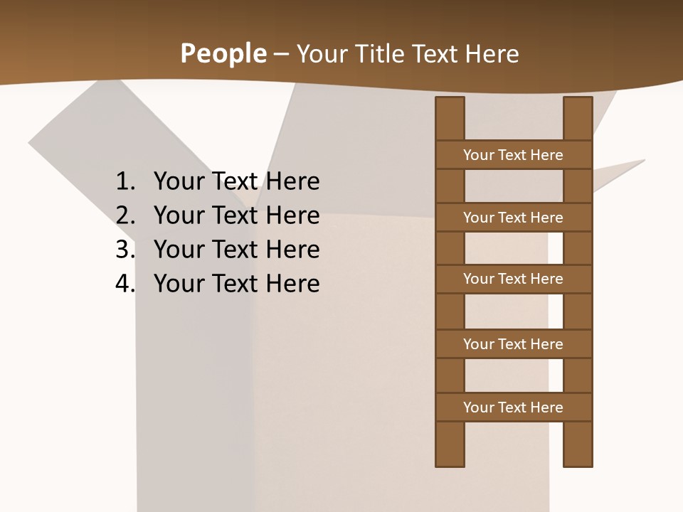 Shipping Post Storage PowerPoint Template