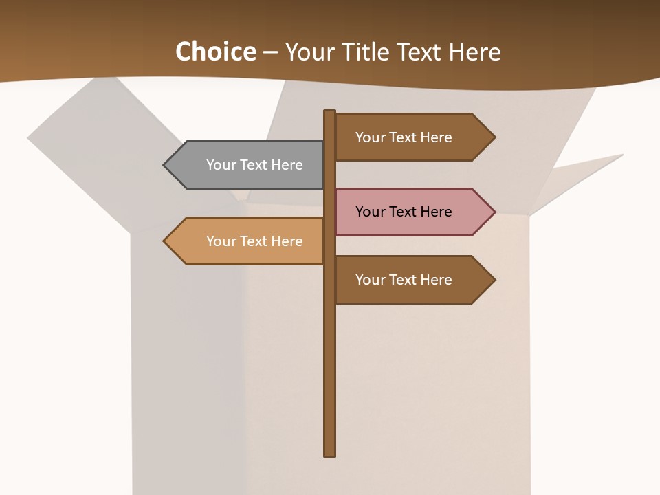 Shipping Post Storage PowerPoint Template