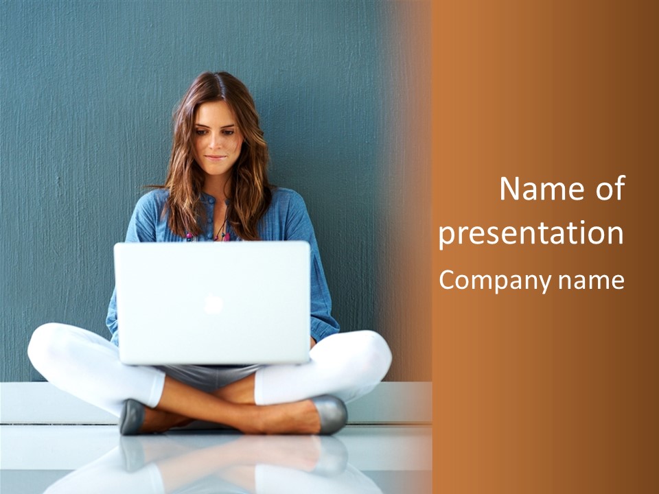 Happy People Board PowerPoint Template