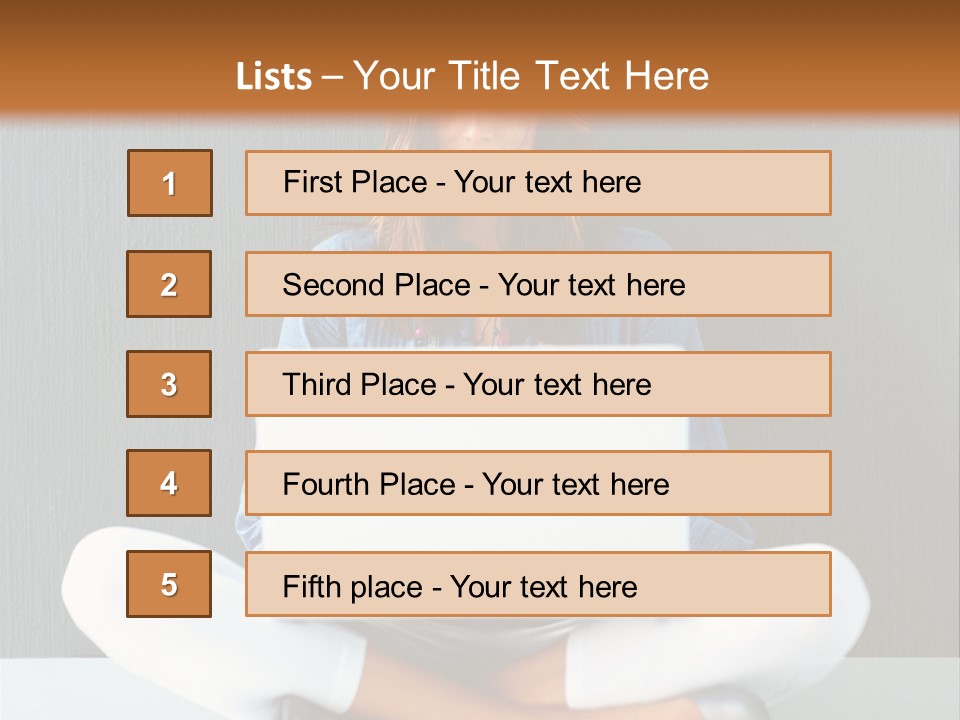 Happy People Board PowerPoint Template