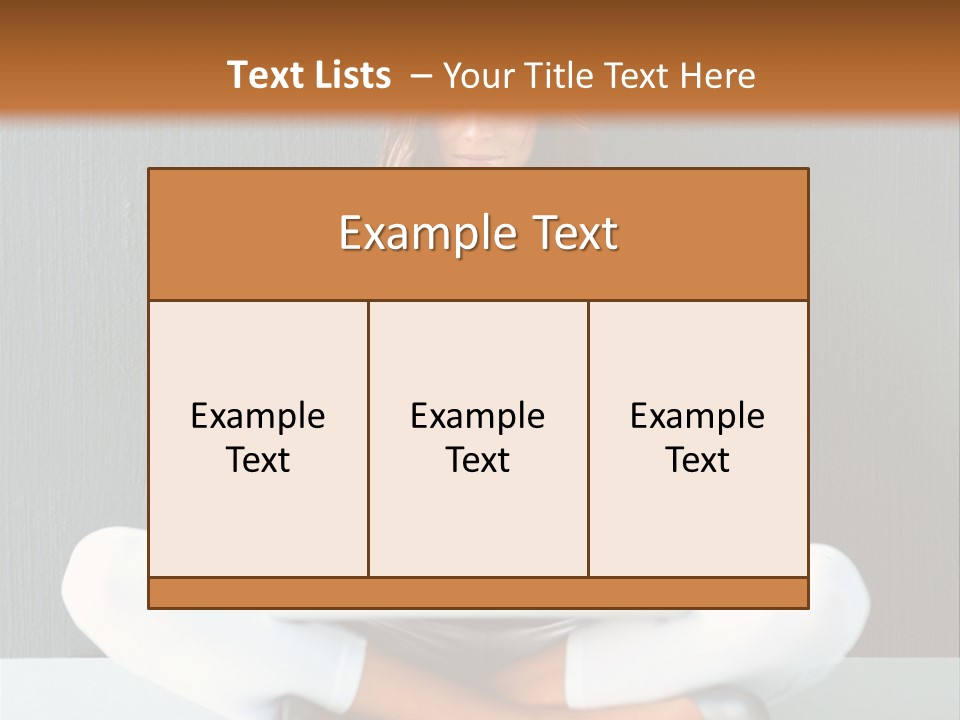 Happy People Board PowerPoint Template