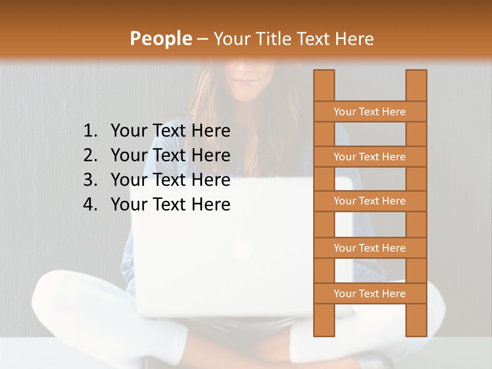 Happy People Board PowerPoint Template