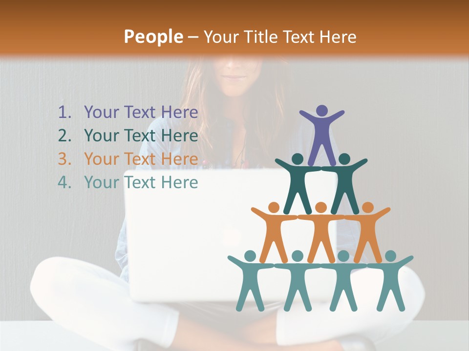 Happy People Board PowerPoint Template