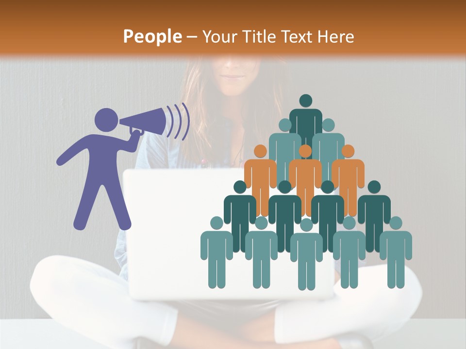 Happy People Board PowerPoint Template
