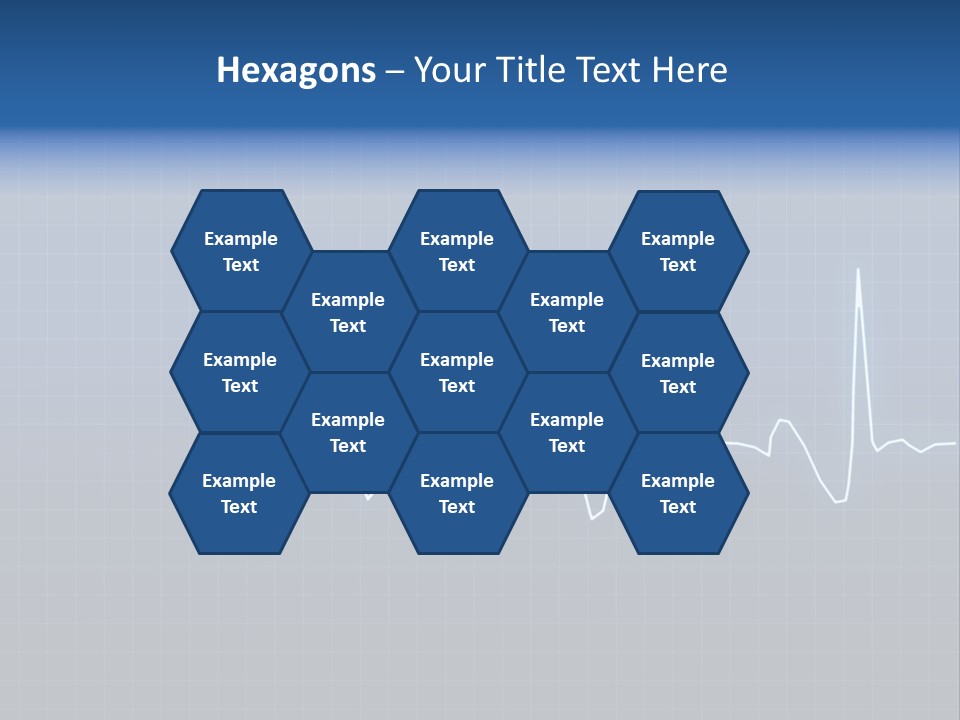Chart Ekg Graphical PowerPoint Template