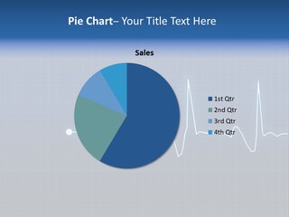 Chart Ekg Graphical PowerPoint Template