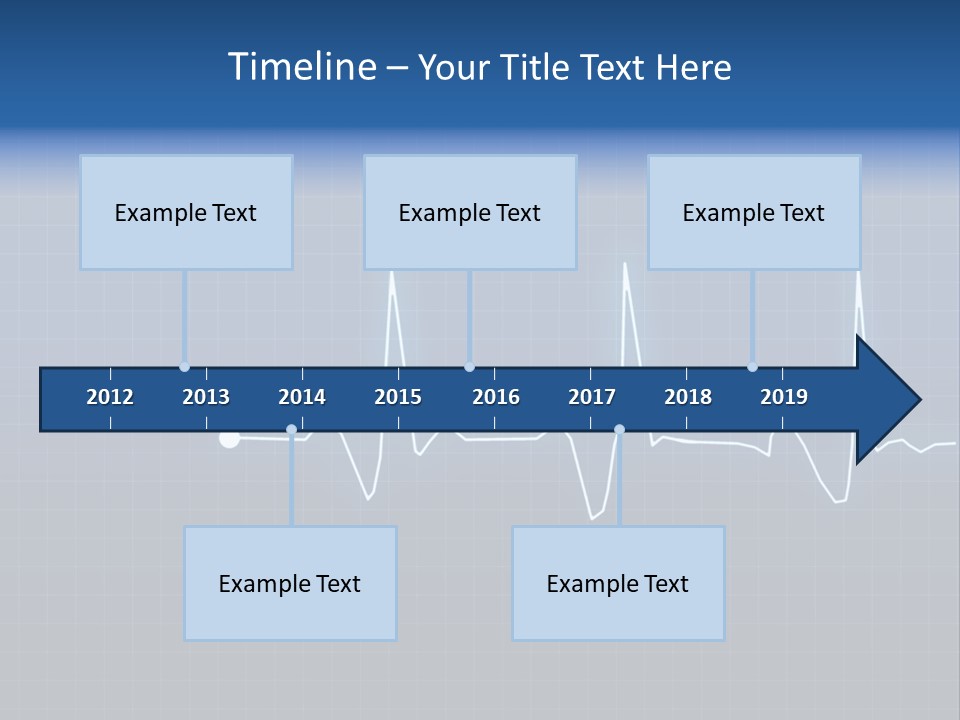 Chart Ekg Graphical PowerPoint Template