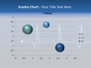 Chart Ekg Graphical PowerPoint Template