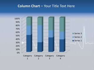 Chart Ekg Graphical PowerPoint Template