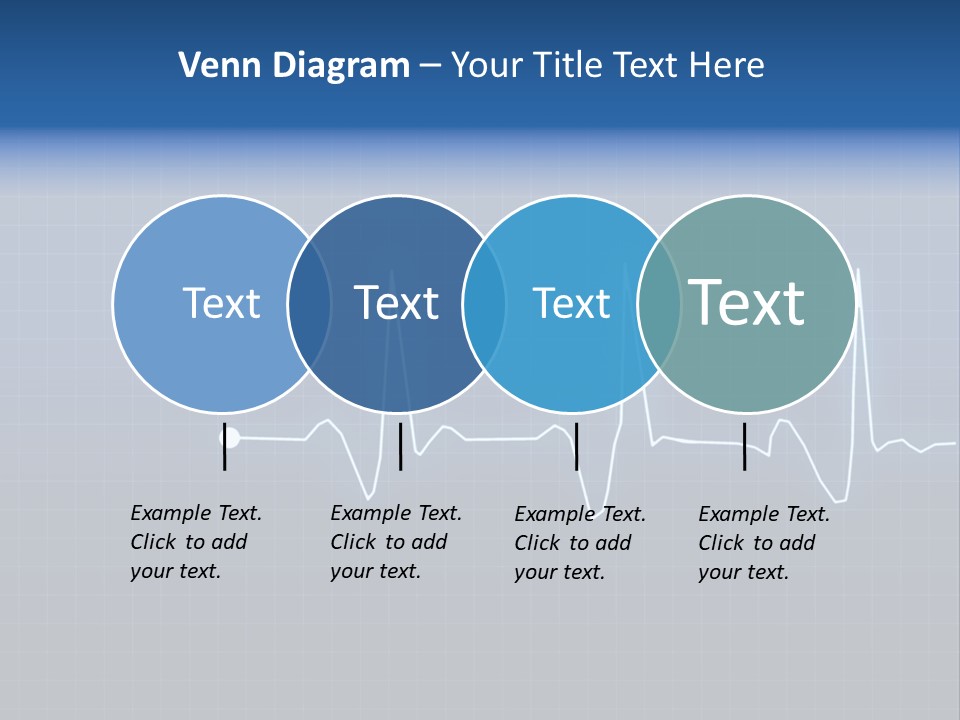 Chart Ekg Graphical PowerPoint Template