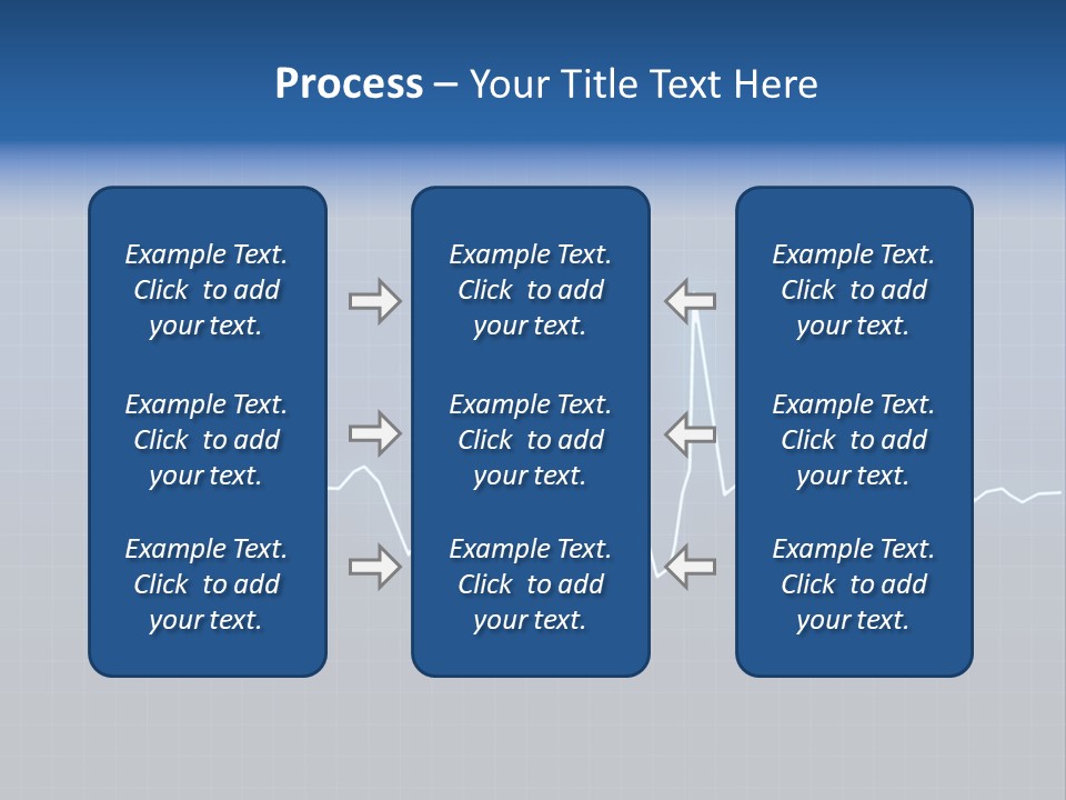 Chart Ekg Graphical PowerPoint Template