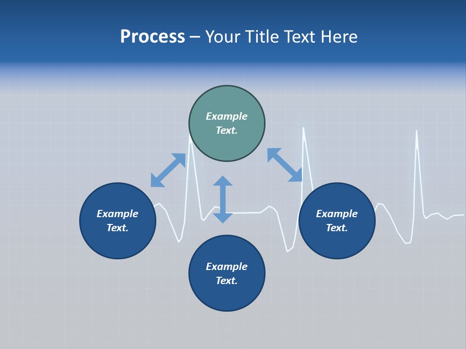 Chart Ekg Graphical PowerPoint Template