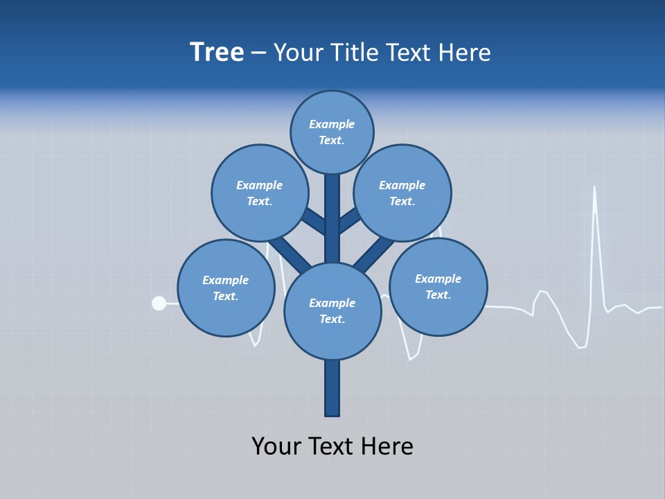 Chart Ekg Graphical PowerPoint Template