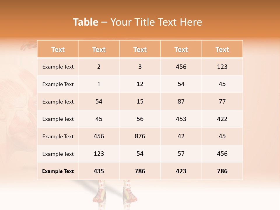 Naked Biology Human PowerPoint Template