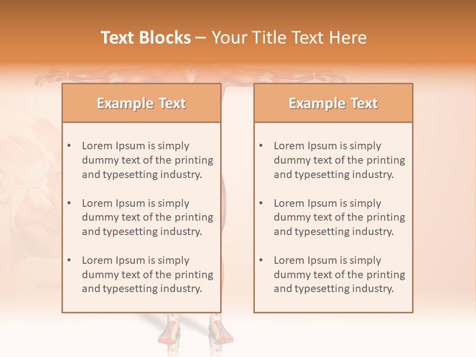 Naked Biology Human PowerPoint Template