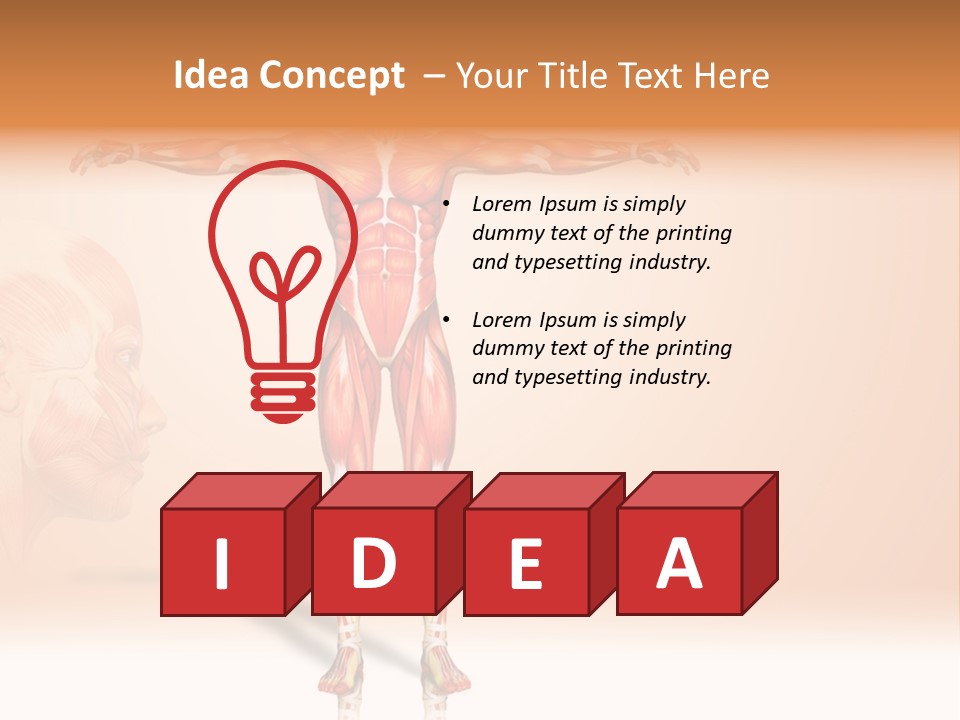 Naked Biology Human PowerPoint Template