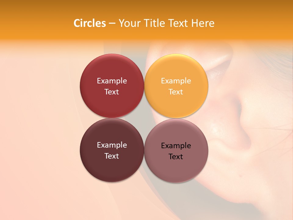 Sensual Silence Part PowerPoint Template