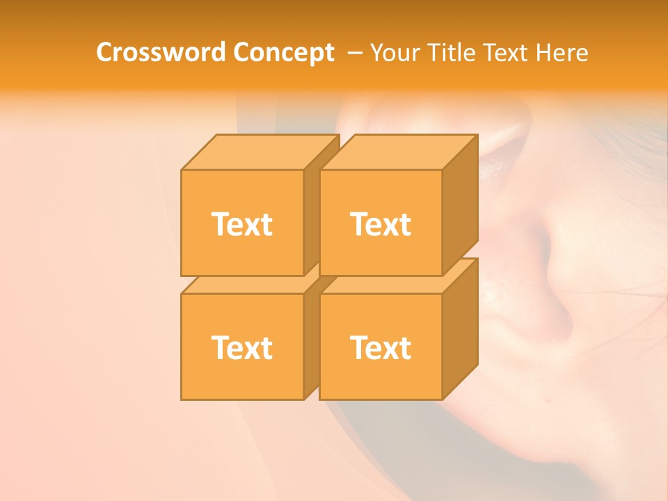 Sensual Silence Part PowerPoint Template