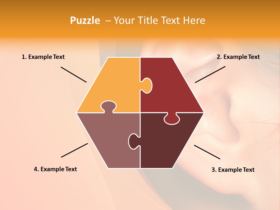 Sensual Silence Part PowerPoint Template