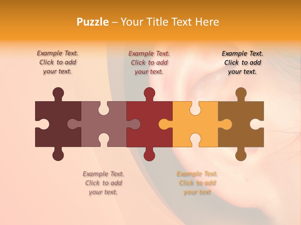 Sensual Silence Part PowerPoint Template