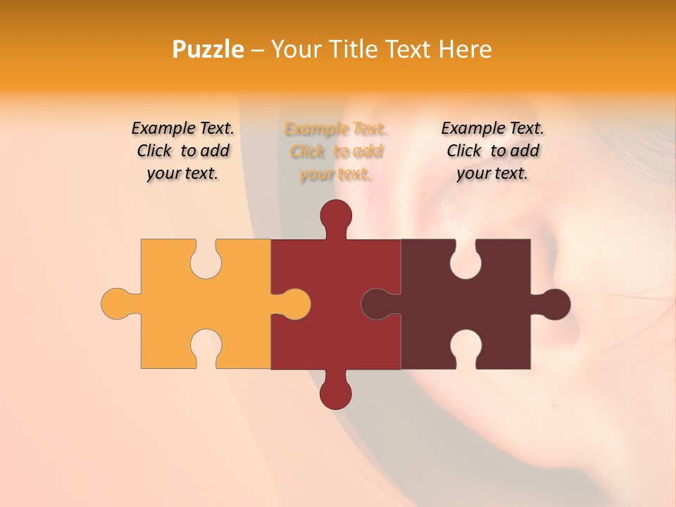 Sensual Silence Part PowerPoint Template