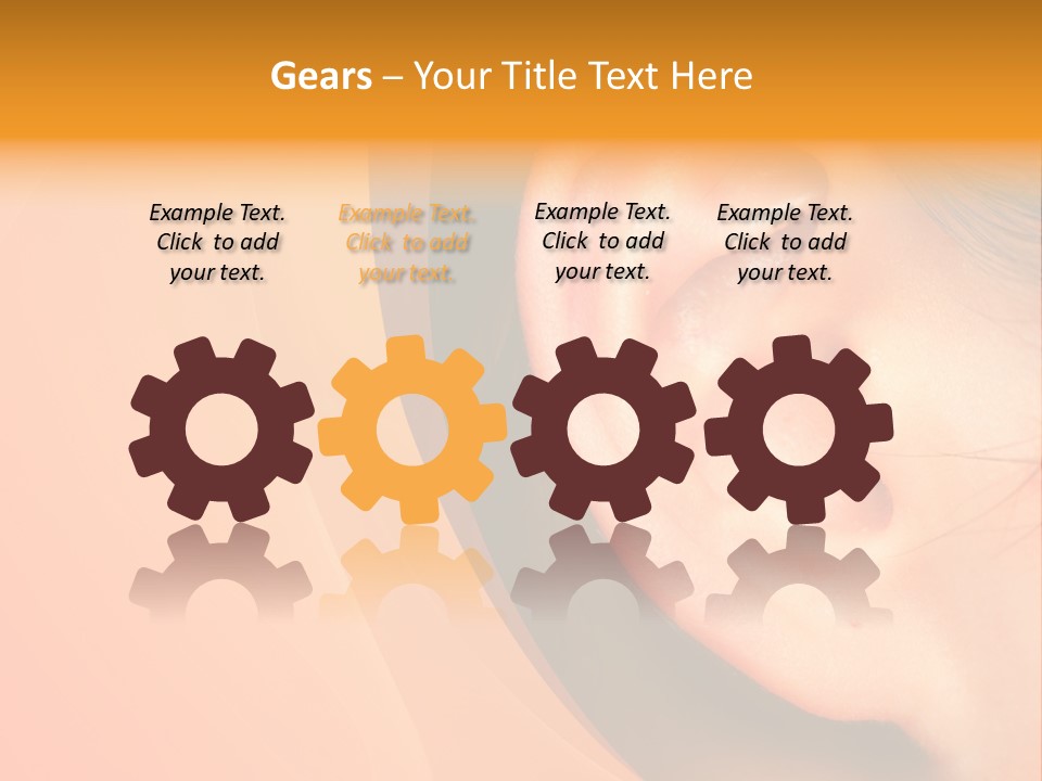 Sensual Silence Part PowerPoint Template