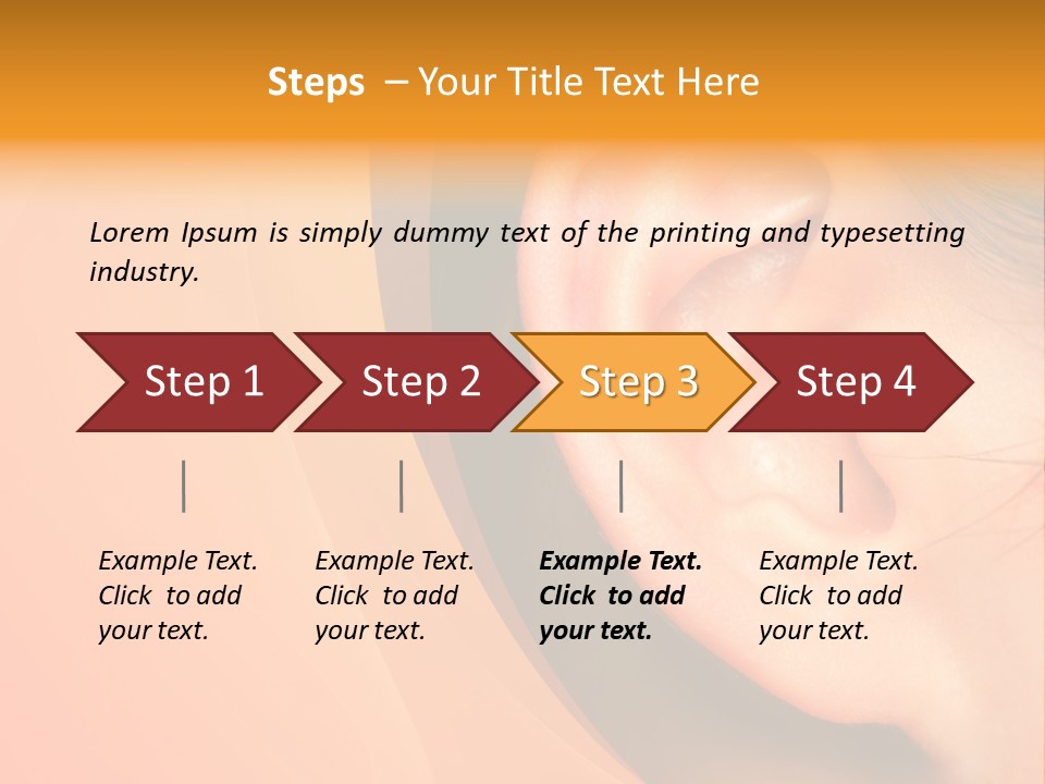 Sensual Silence Part PowerPoint Template