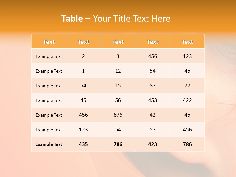 Sensual Silence Part PowerPoint Template
