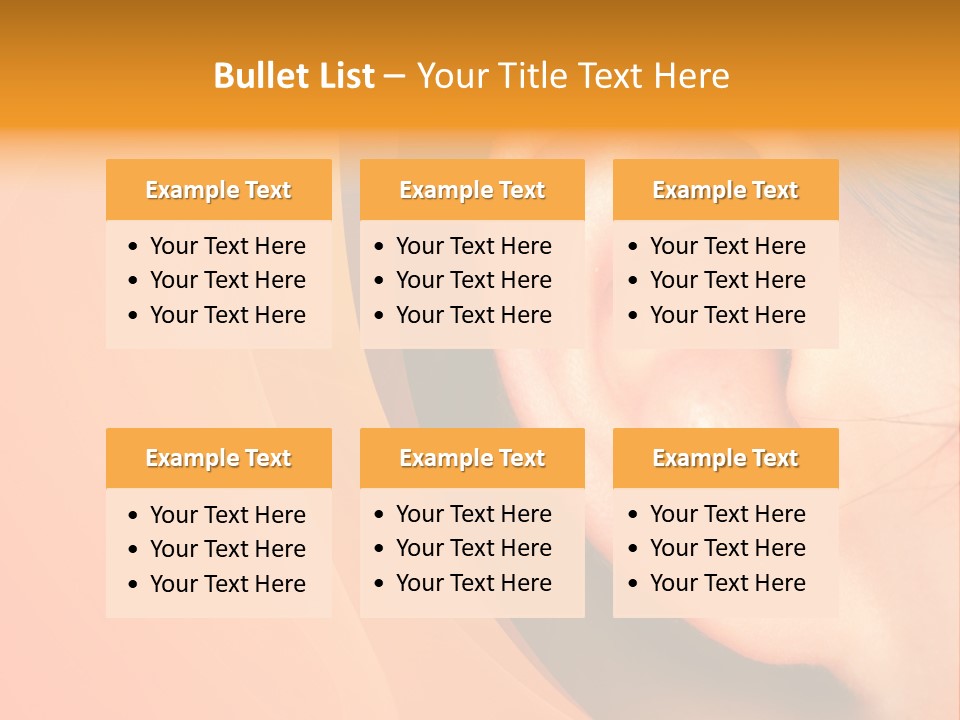 Sensual Silence Part PowerPoint Template