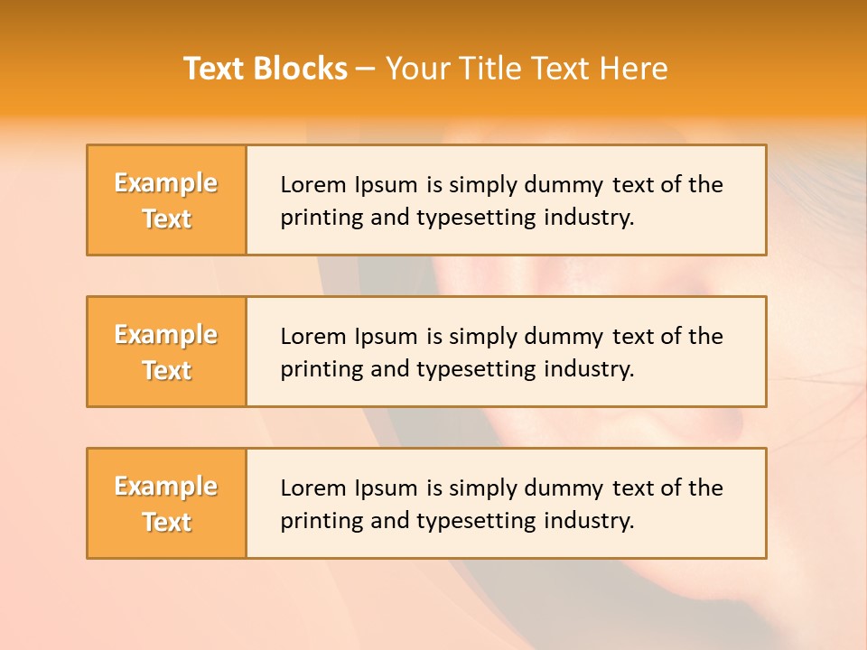 Sensual Silence Part PowerPoint Template