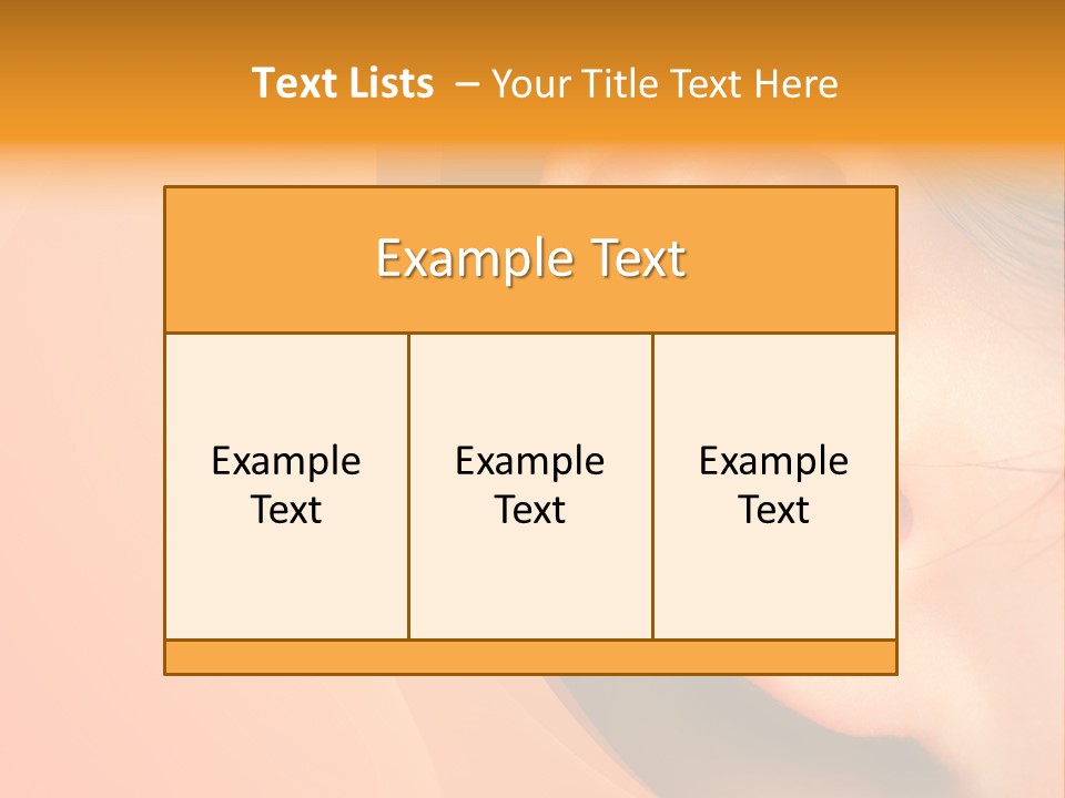 Sensual Silence Part PowerPoint Template