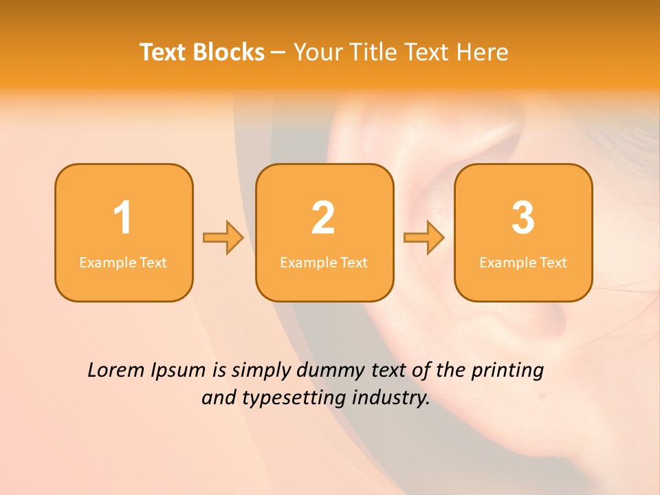 Sensual Silence Part PowerPoint Template