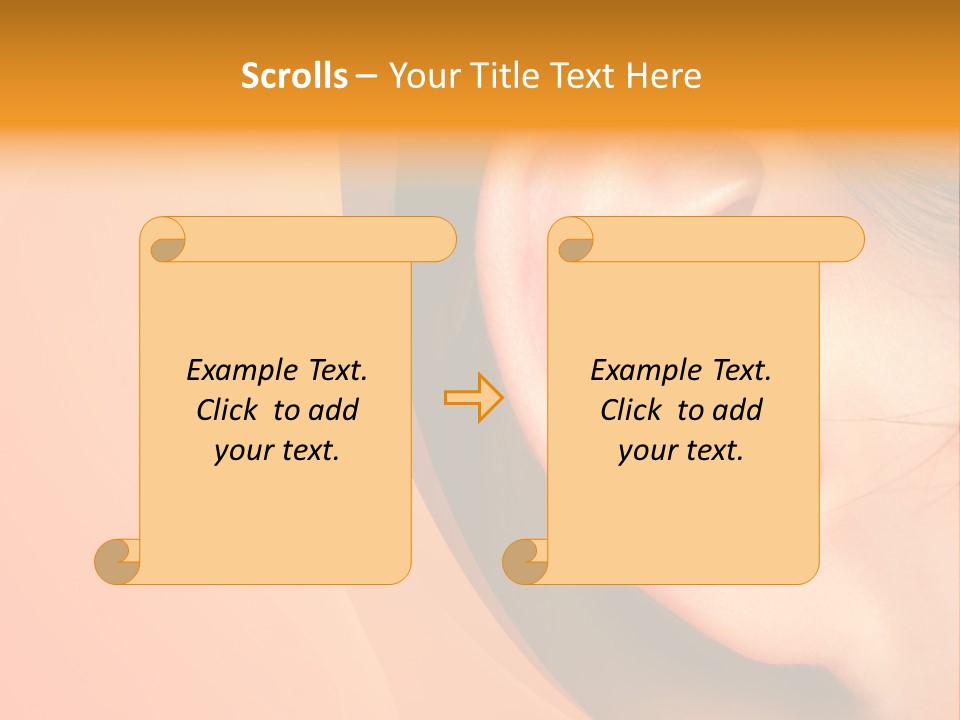 Sensual Silence Part PowerPoint Template