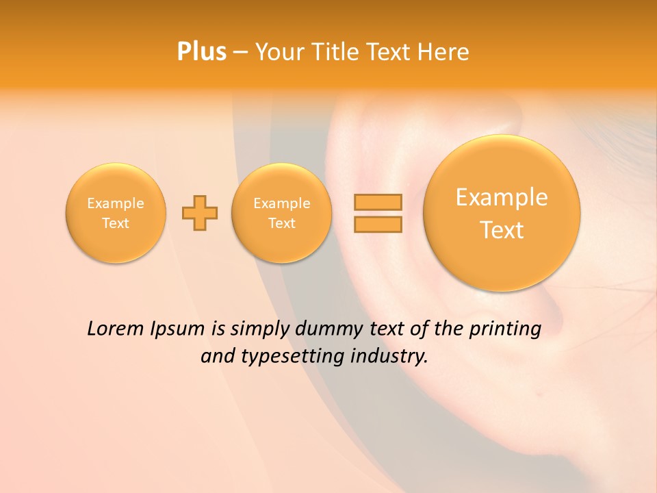 Sensual Silence Part PowerPoint Template
