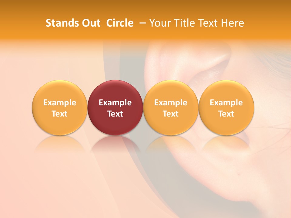 Sensual Silence Part PowerPoint Template