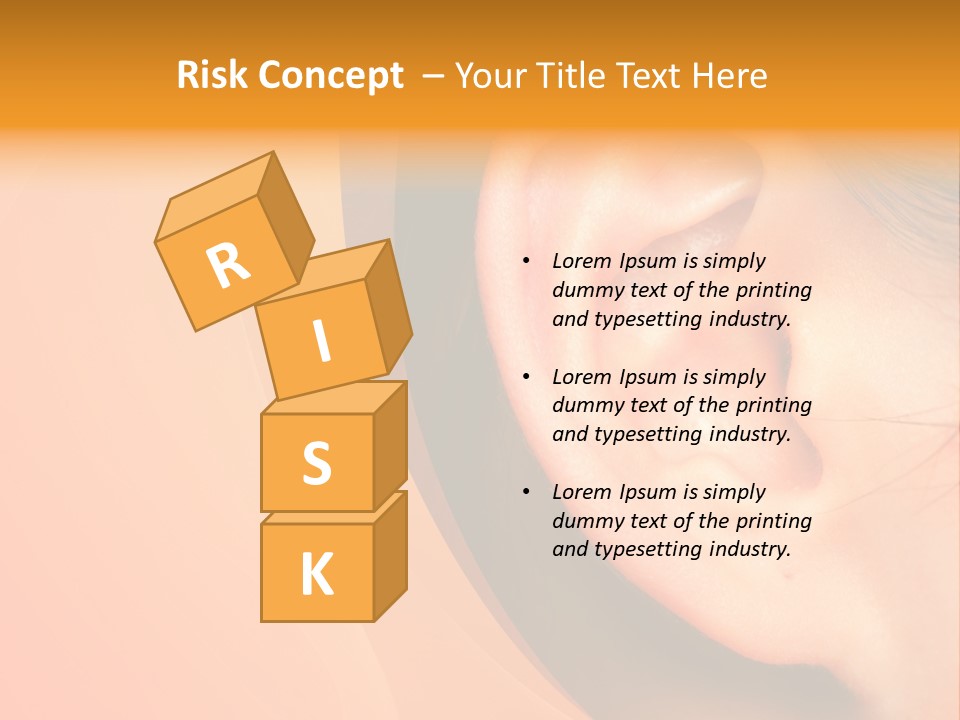 Sensual Silence Part PowerPoint Template