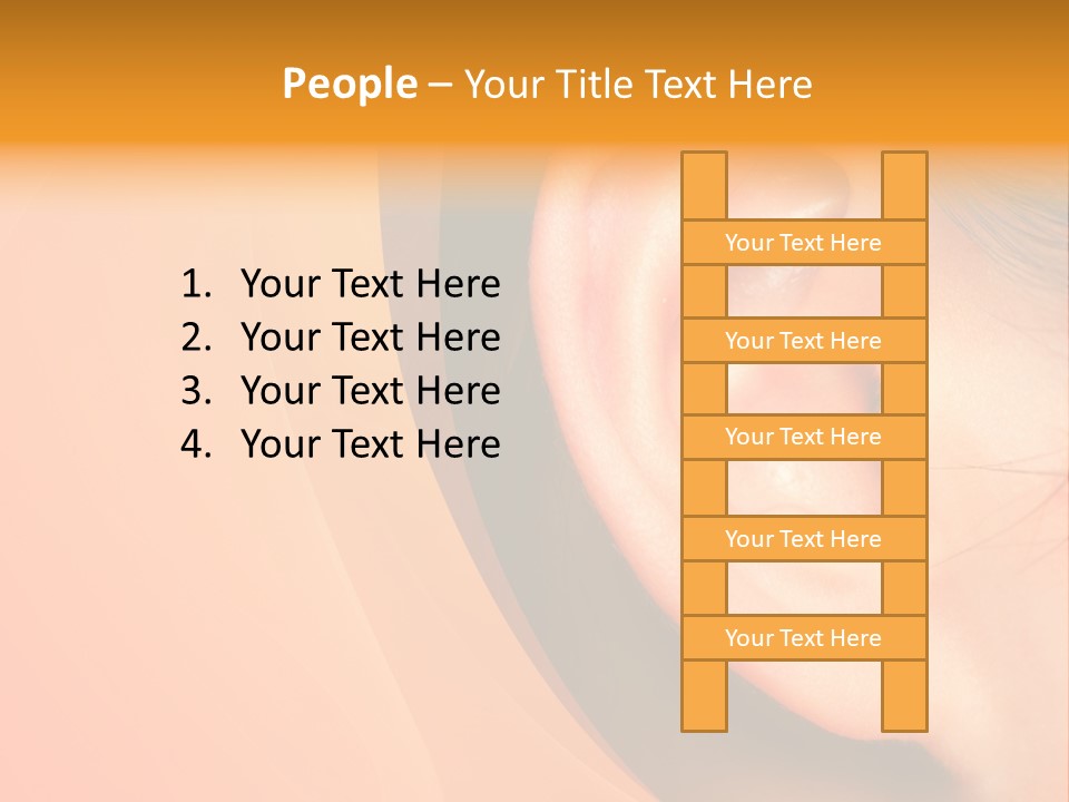 Sensual Silence Part PowerPoint Template