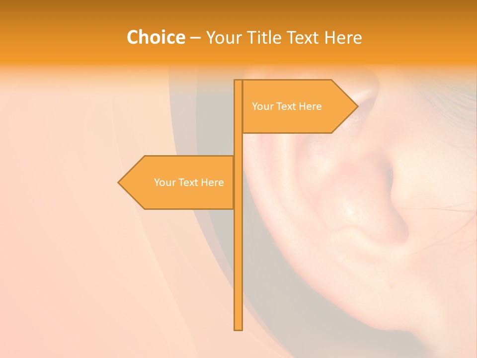 Sensual Silence Part PowerPoint Template