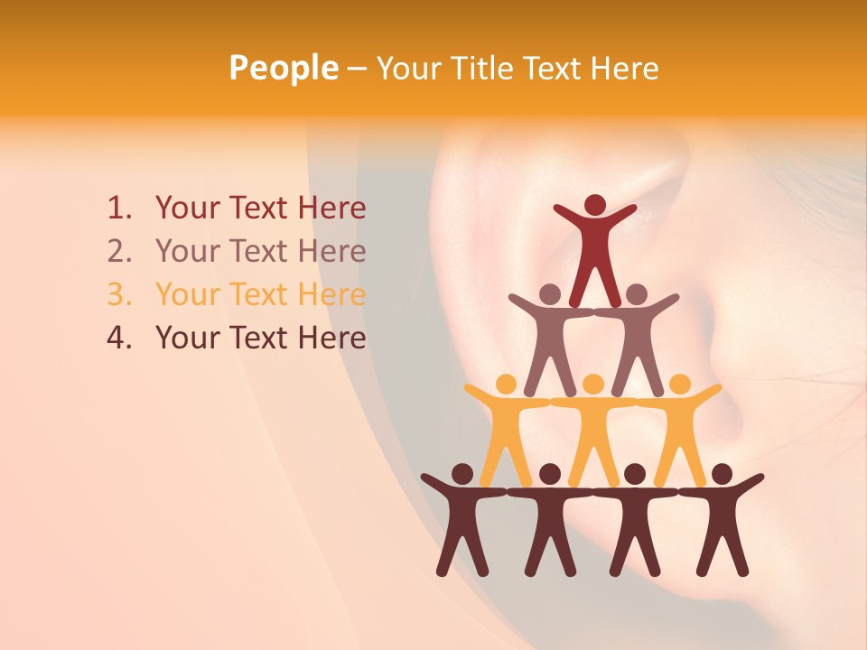 Sensual Silence Part PowerPoint Template