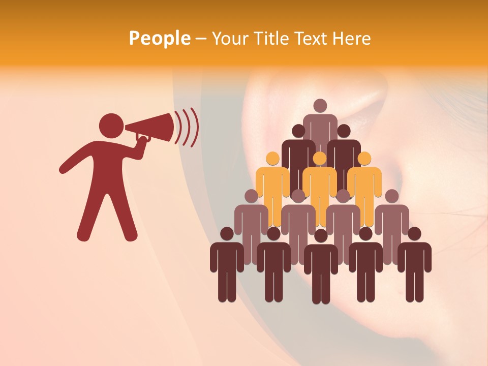 Sensual Silence Part PowerPoint Template