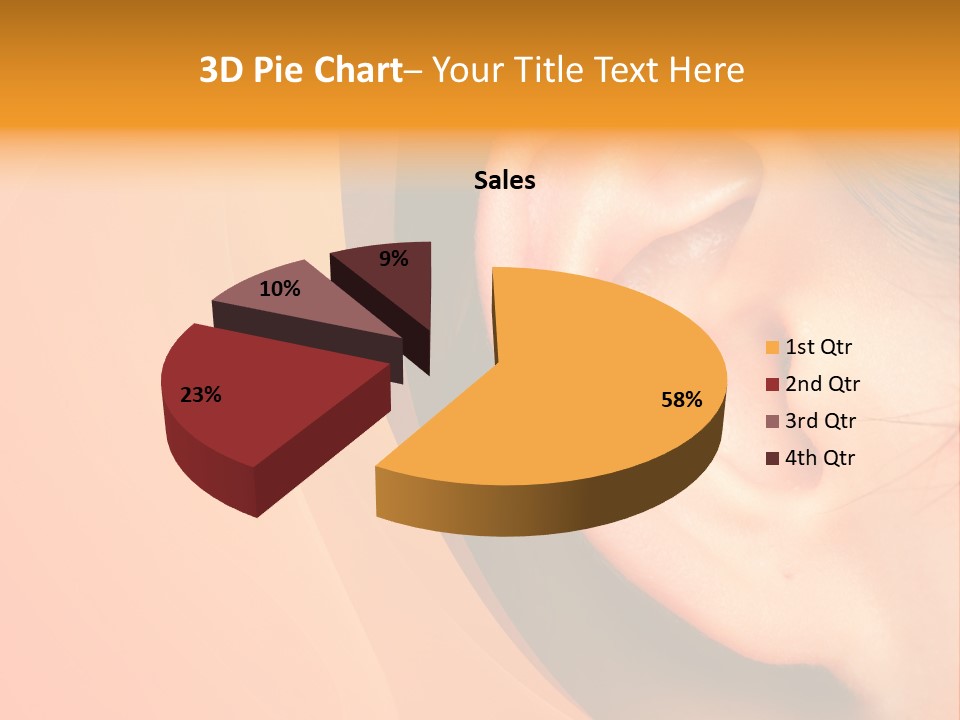 Sensual Silence Part PowerPoint Template