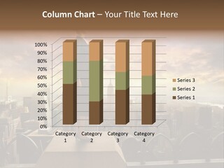 High Office Sunset PowerPoint Template