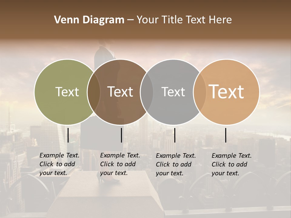 High Office Sunset PowerPoint Template