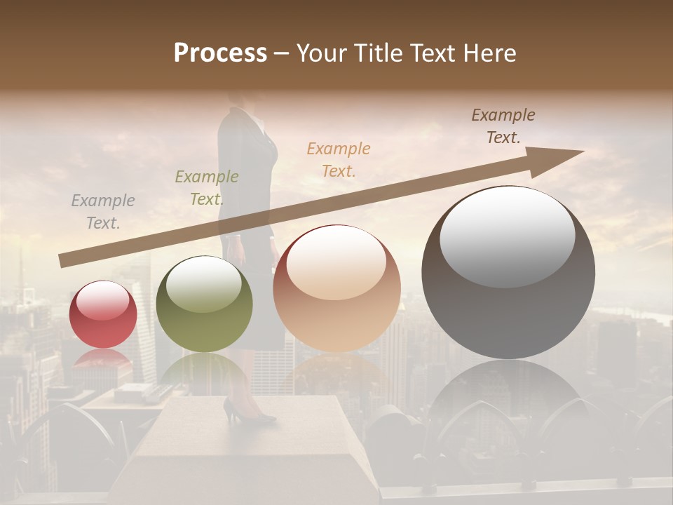 High Office Sunset PowerPoint Template