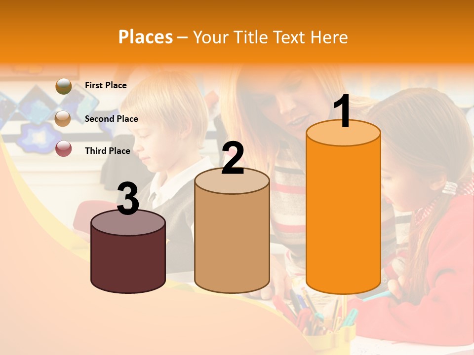 Male Having Fun Together PowerPoint Template