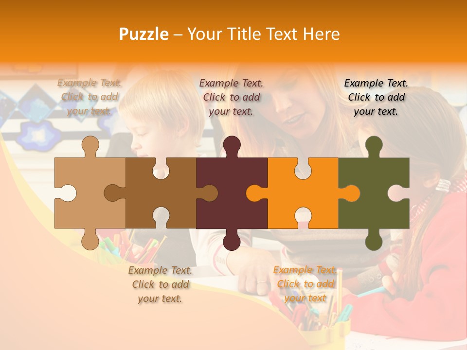 Male Having Fun Together PowerPoint Template