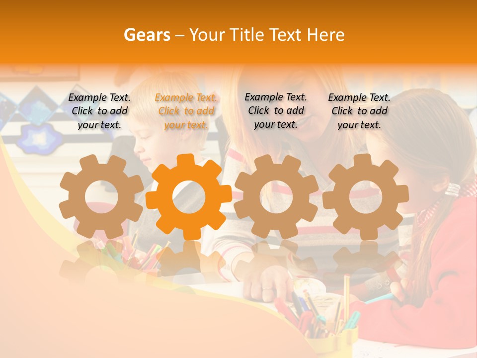 Male Having Fun Together PowerPoint Template