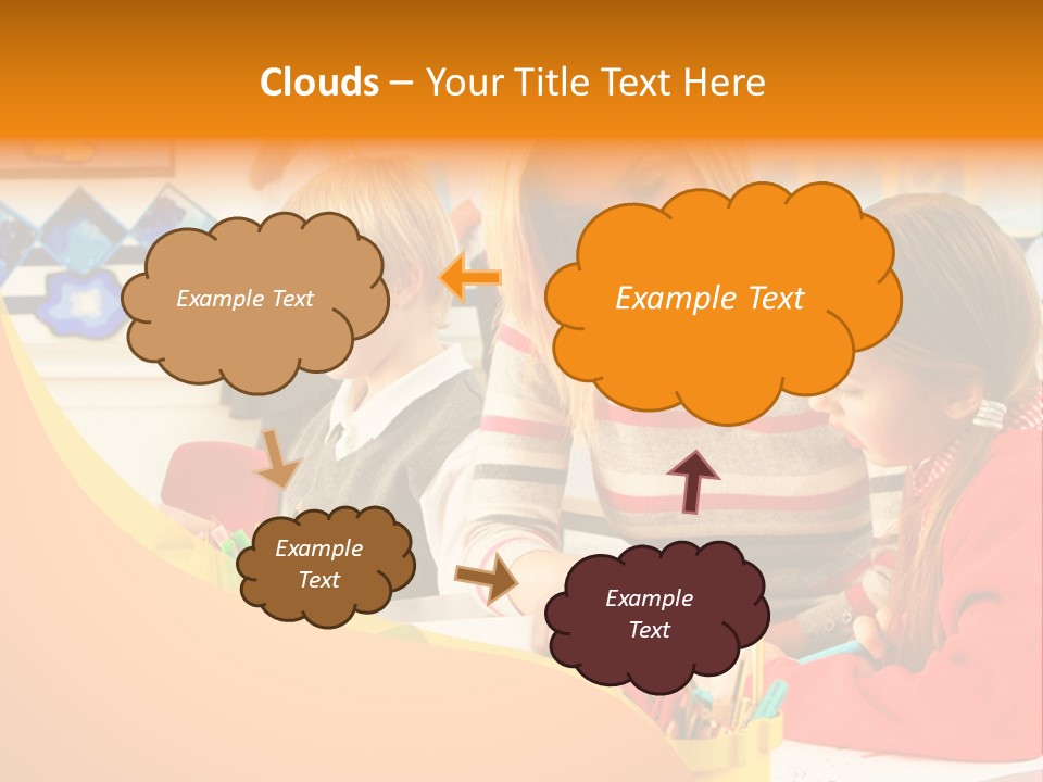 Male Having Fun Together PowerPoint Template