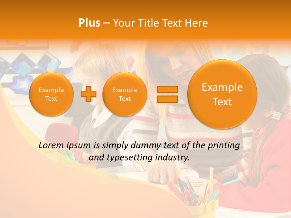 Male Having Fun Together PowerPoint Template